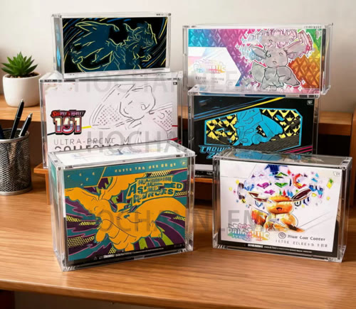 Acrylic display case for Pokémon ETB and booster boxes product photo