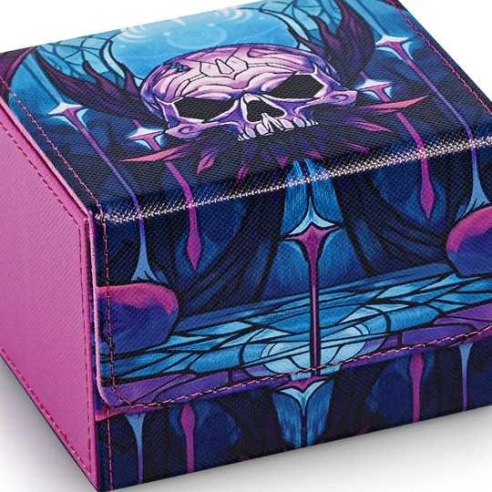 PU leather deck box with fantasy art print product photo