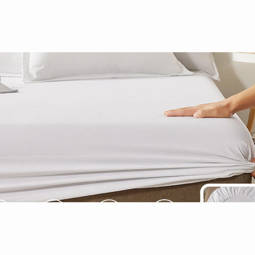 100% cotton fitted sheet product photo