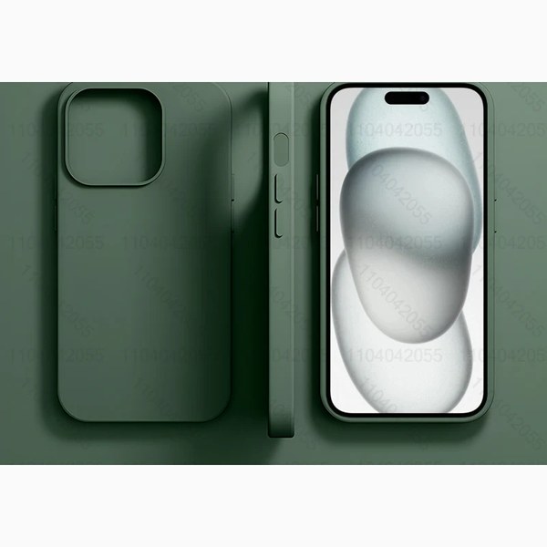 iPhone liquid silicone phone case product photo