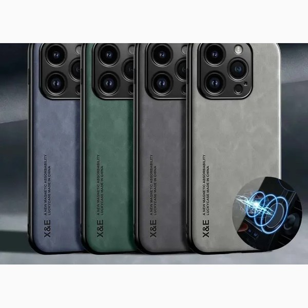 X&E leather-back phone case product photo
