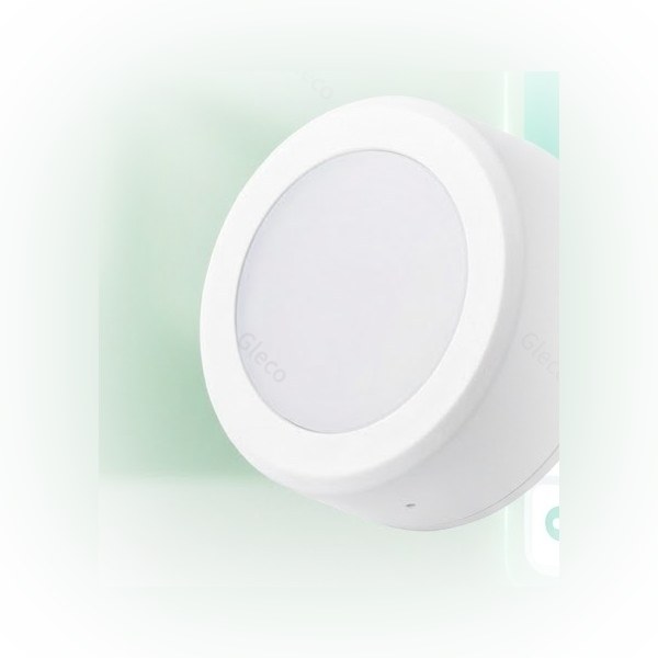 Zigbee illuminance sensor for real-time lux monitoring, product photo