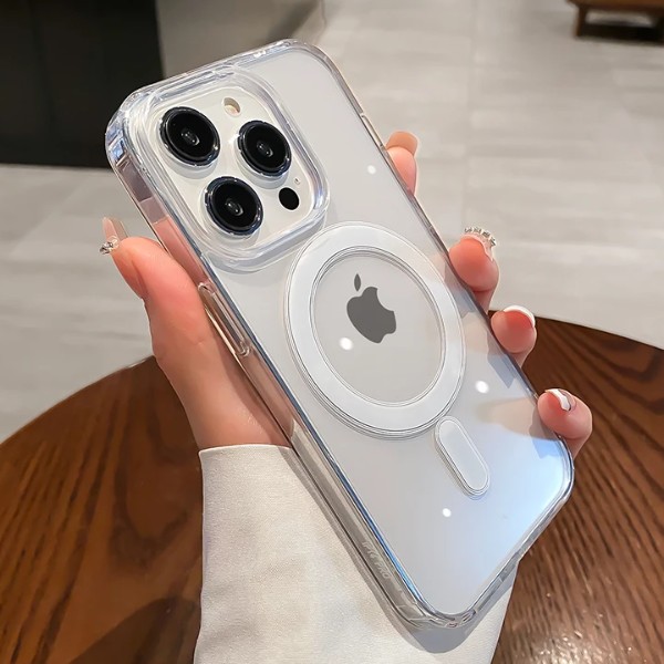 Clear MagSafe phone case product photo