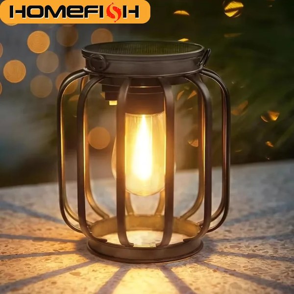 Hanging solar lantern product photo