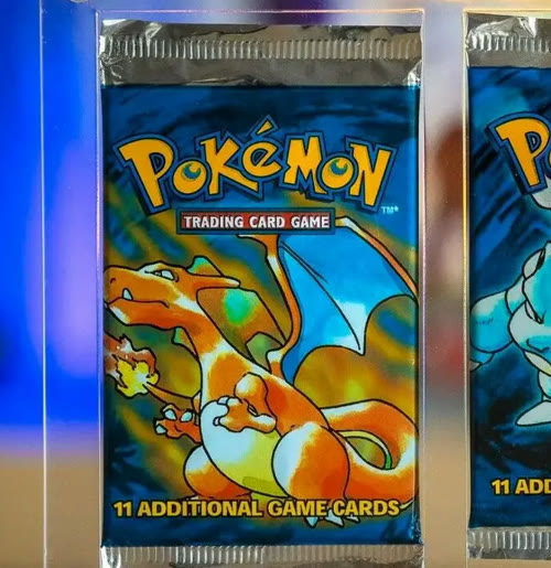 Magnetic acrylic single booster pack display frame product photo